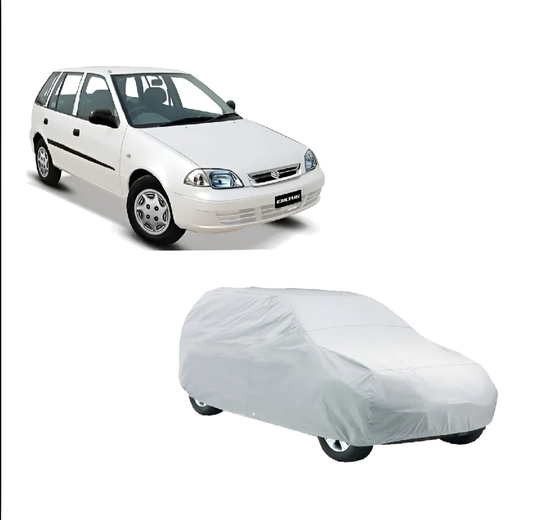 Old cultus top cover parachute car cover 100%dust and waterproof-Black and silver color