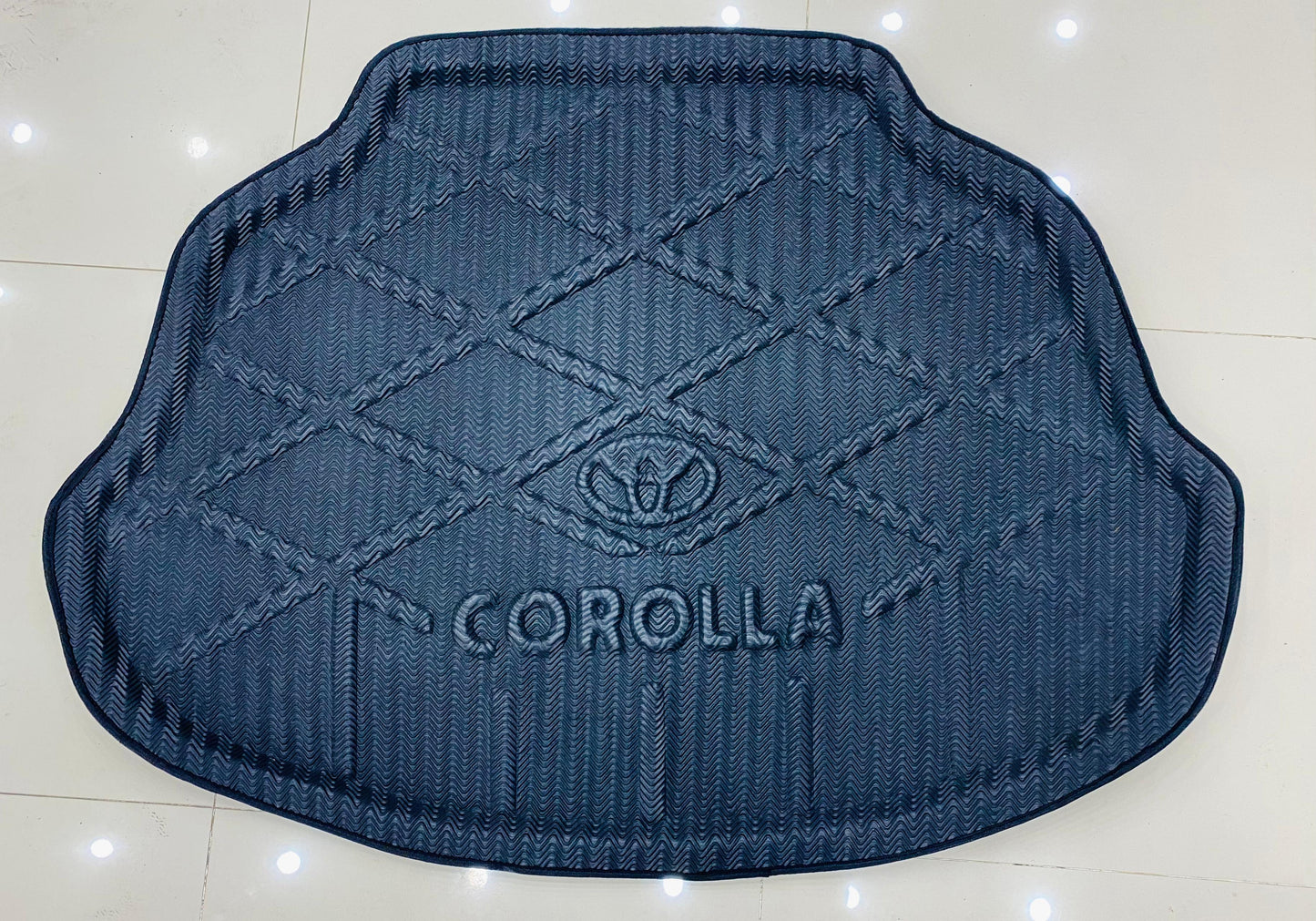 Toyota Corolla Trunk Mat Black- Model 2009-2021 - Cargo Boot Liner Diggi Protection Tray Cover