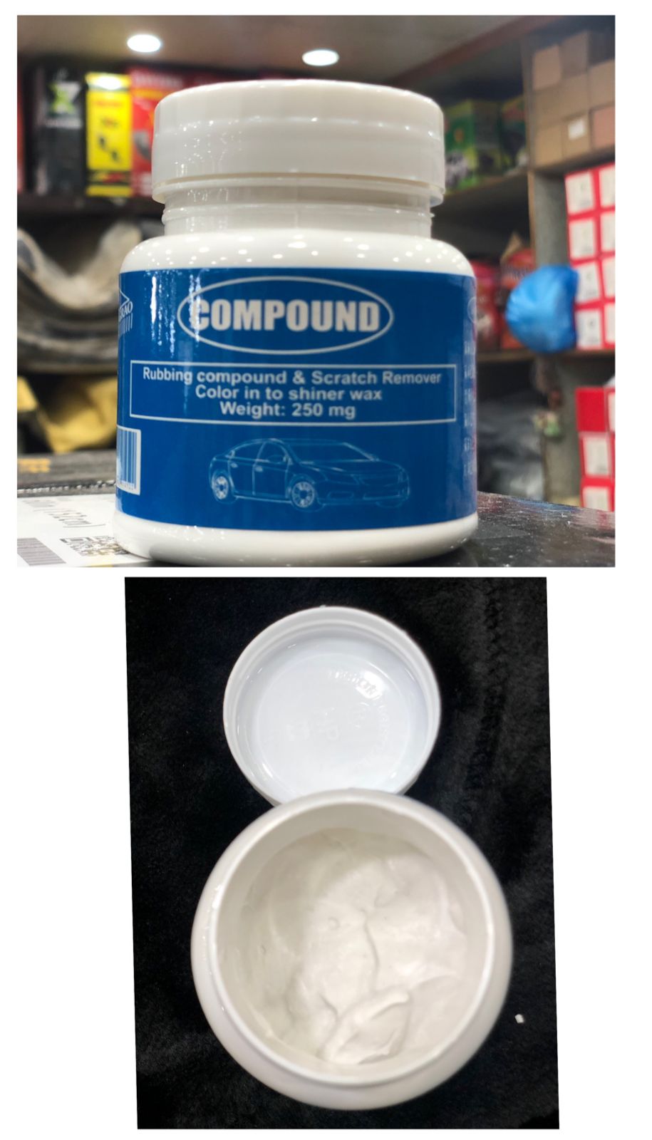 Rubbing compound polish-Scratch remover