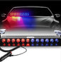 Red and blue 12 Led police flasher Light for dashboard