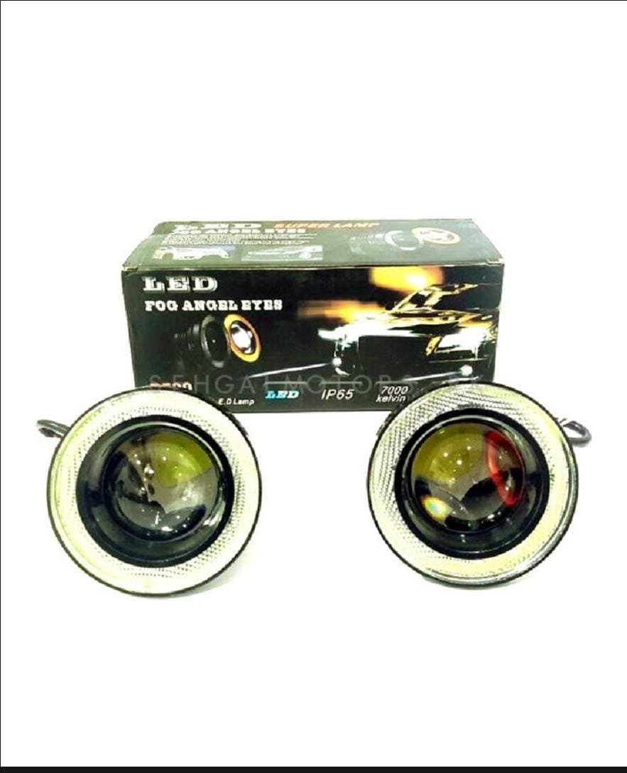 Universal angel eyes fog light projector with ring light