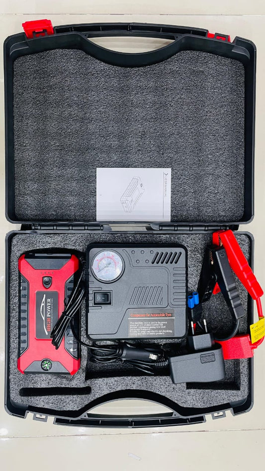 Jump Starter With Air Compressor HQ Win - Car Battery Jump Starter