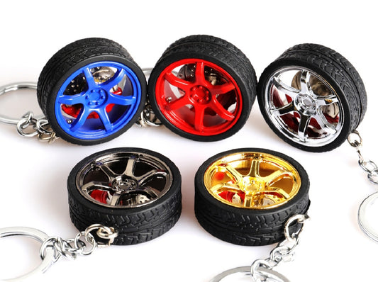 RIM wheel key chain car wheel style