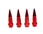 Bullet Tire Tyre Air Valve Nozzle Caps red Color