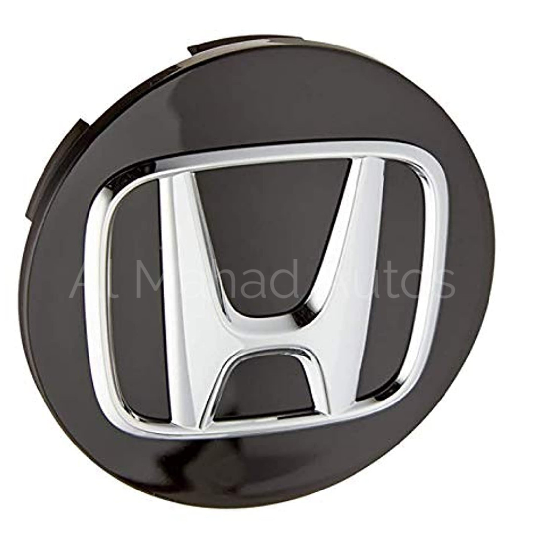 Honda logo wheel cap in black color-For Honda civic-Four pieces.