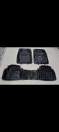 Universal PVC car floor mats black color bubble