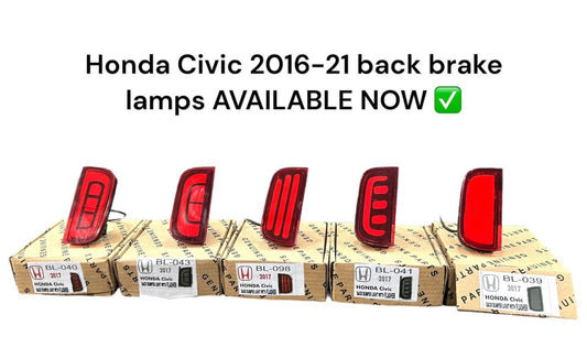 Honda civic 2016-2021 back led  brake light with flasher